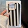 Funda de Teléfono Minimalista de Rayas Coloridas INS para Pareja para iPhone 16 15 14 13 12 11 Pro Max X XR XS 15 Plus Funda Suave a Prueba de Golpes