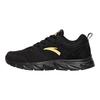 Anta Running Series Fabric Shock Absorption Non-Slip Wear-Resistant Breathable Low-Top Running Shoes Men Sneakers Black Gold 91915581-9