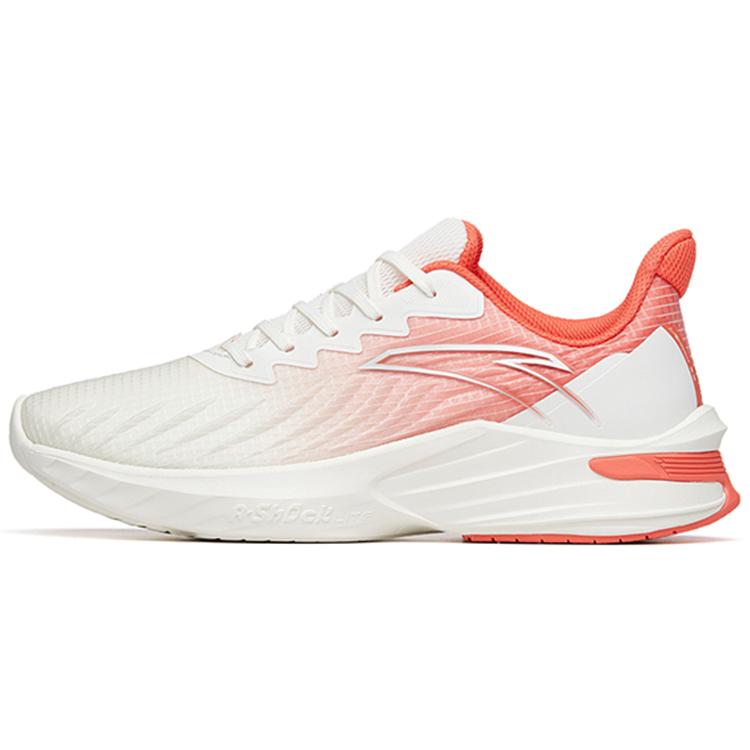 

New Anta DuCi1 Anti Slip Wear Resistant Low Top Running Shoes Women s White Red 122215520-5 36.5