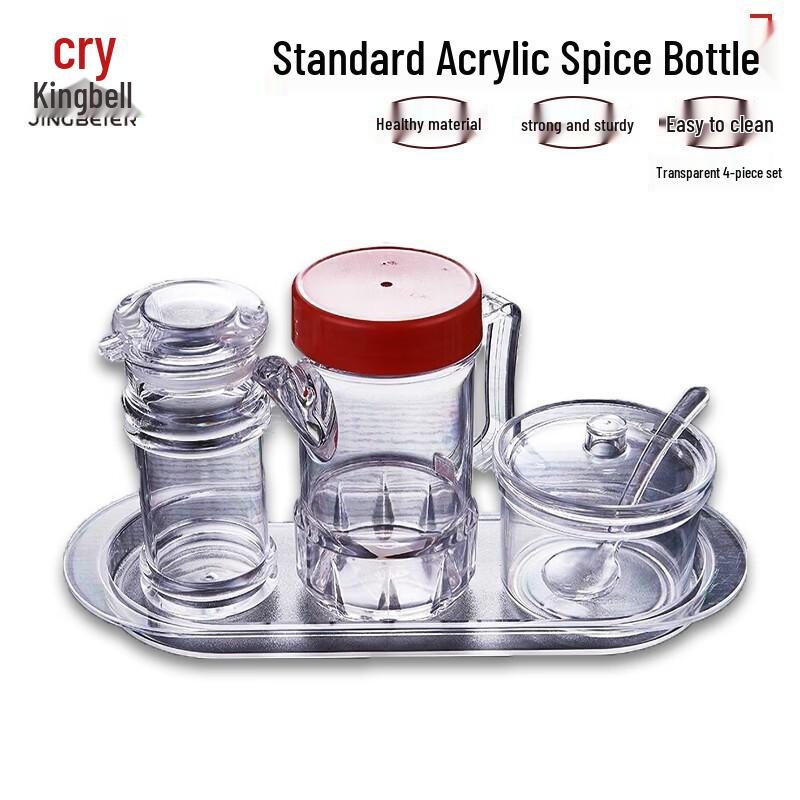 

Jingbeier Plastic Condiment Dispenser Sets