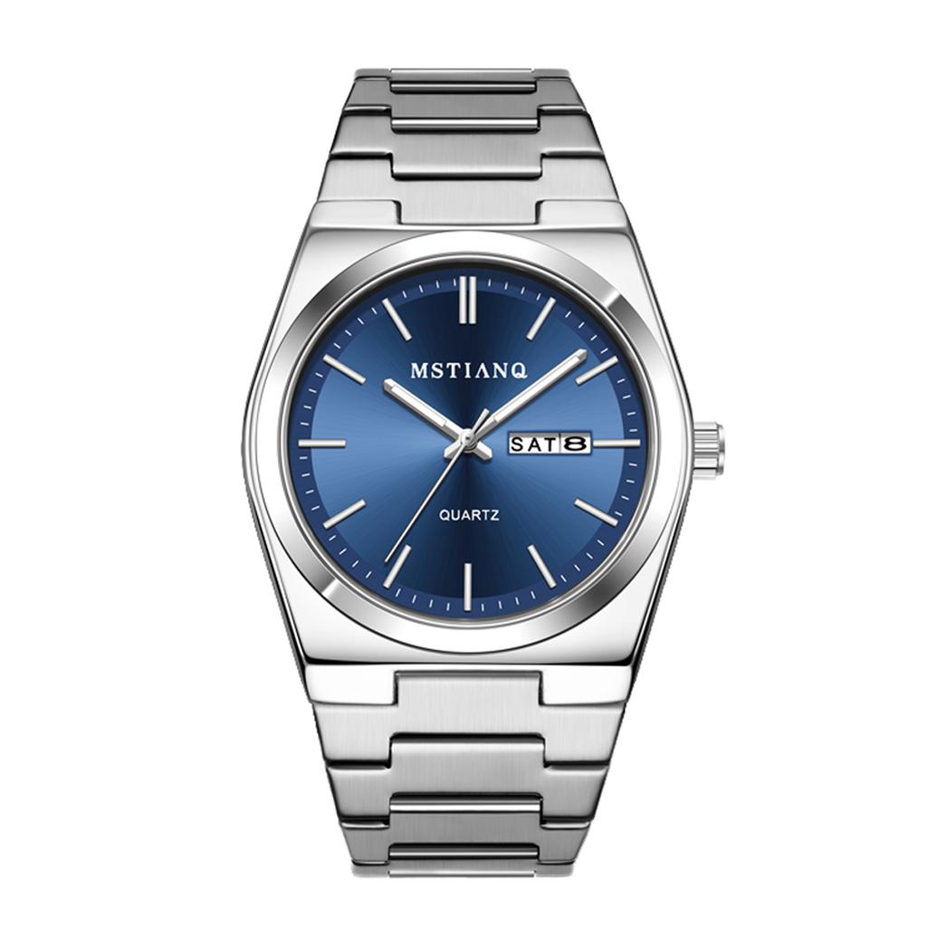 Simple Watch Men'S Fashion Non-Mechanical Quartz Watch Steel Belt Men'S Business Steel Belt Watch