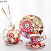 Ceramic Flower Tea Pot Mother Child Pot Water Bottle Water Cup Tea Kettle Coffee Cup Breakfast Cups Teas Brewing Utensils