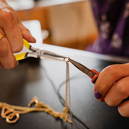 BOOSDEN Needle Nose Pliers, Fine Pointed Pliers, Accessory Pliers, Lightweight and Compact, Craft Tools for Precision Work and Jewelry Making, 10-Piec