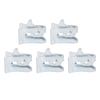 5pcs Galvanized Steel Plate Pet Cage Suspended Water Dispenser Fence Latch  Pig Farrowing Bed