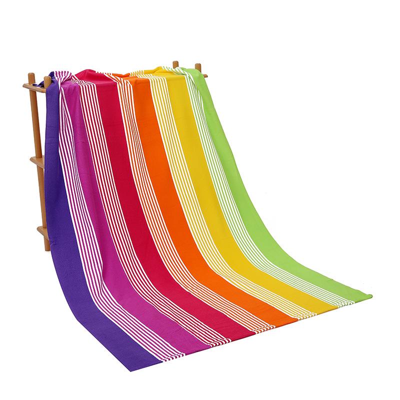 Large Quick-Drying Microfiber Beach Towel with Active Printing