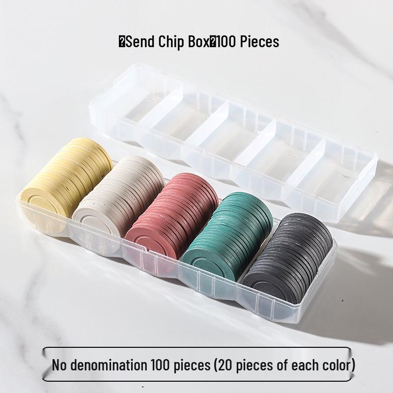 Texas Hold'em & Mahjong Spielchips: Spezielles Münzset für Cardrooms