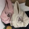 Unisex Kids Korean-Style Fleece-Lined Hooded Sweatshirt - Cartoon Long Sleeve Autumn/Winter Top