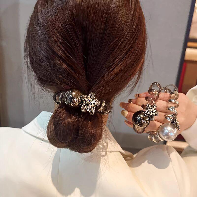 Women's High Ponytail Artifact, Hair Rope Temperament, Rubber Band Hair Accessories