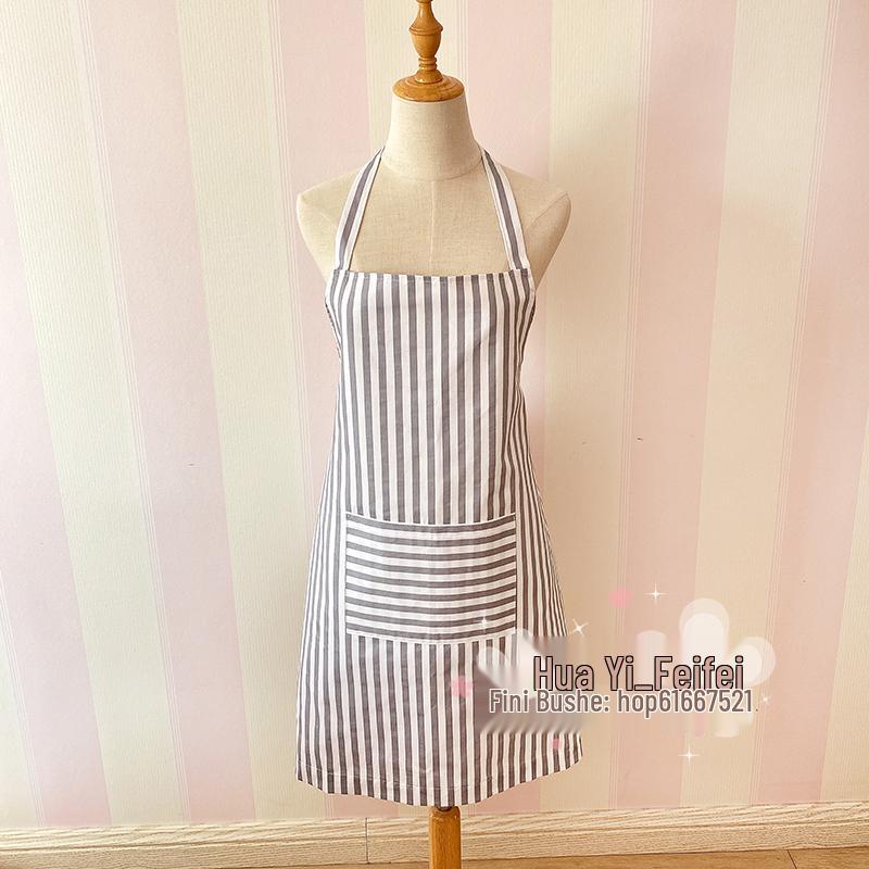 Korean Style Cotton Lace Apron - Cute, Sleeveless, Anti-Stain Kitchen Wear