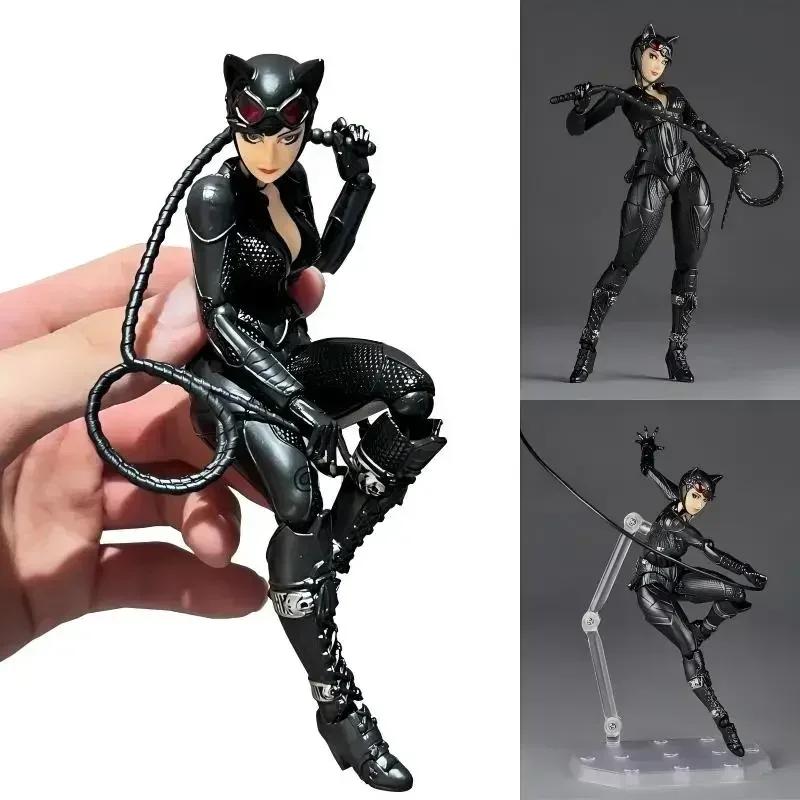 Amazing Yamaguchi Selina Kyle Figures Revoltech Catwoman Movable Action Figure Movable Toys Collectible Doll 15cm Model Gifts