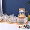 Segana Hammered Glass Pitcher & Drinkware