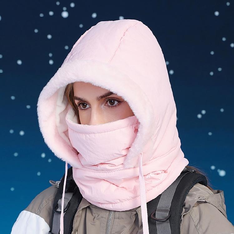 Unisex Warm Hat Neck Gaiter Warm Trapper Hat for Skiing Skateboarding Thick Windproof Ushanka Hat for Cold Weather