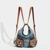 2025 New Wash Denim Bag Large Capacity Tote Bag Small Design Shoulder Bag
