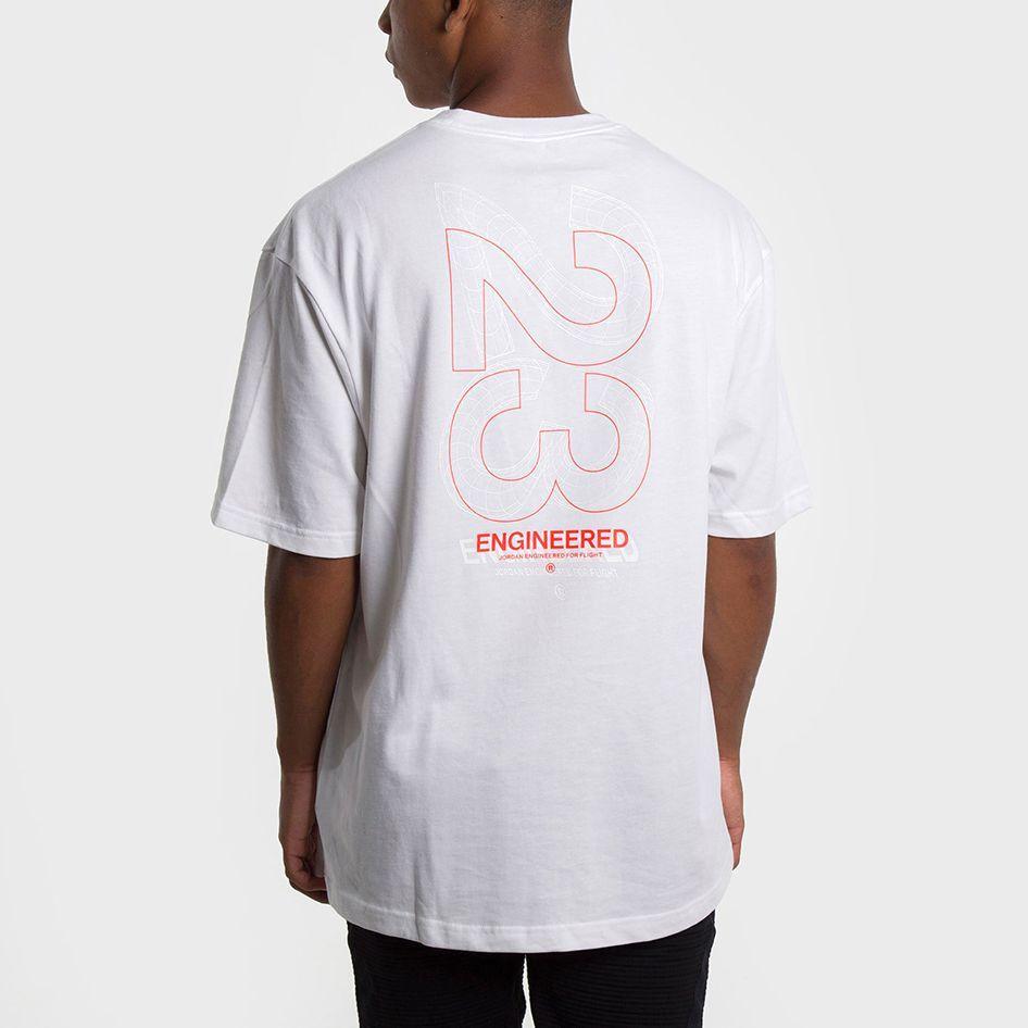 Jordan 23 Engineered Crew Neck Short Sleeve T-Shirt Men Tops White CN3104-100