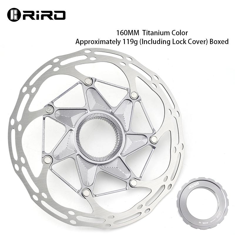RIRO Center Lock Bike Disc 140MM 160MM  Brake Rotor Floating Structure Disc High Strength Heat- dissipation Bike Brake Rotor