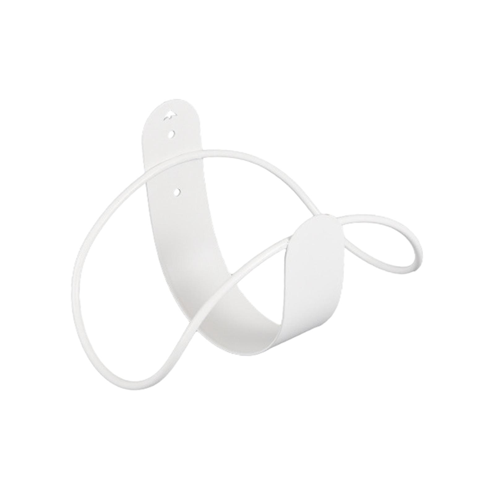 Garden Hose Holder Metal Wall Mounted Hose Hooks for Terrace Backyard Garden белый