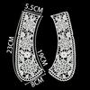sales of 1-10 pieces Black and white embroidery hollowed out Shredded milk decoration DIY sewing lace accessories