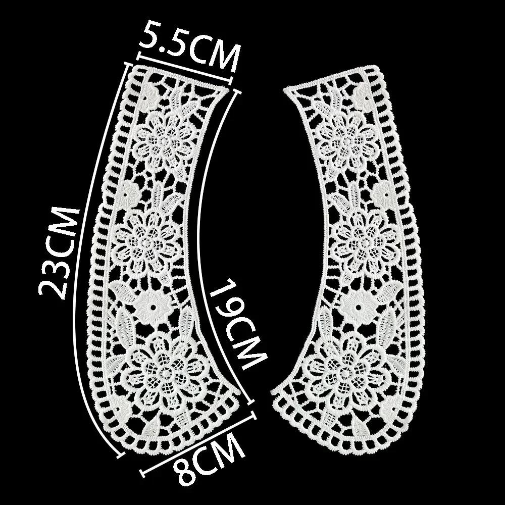sales of 1-10 pieces Black and white embroidery hollowed out Shredded milk decoration DIY sewing lace accessories
