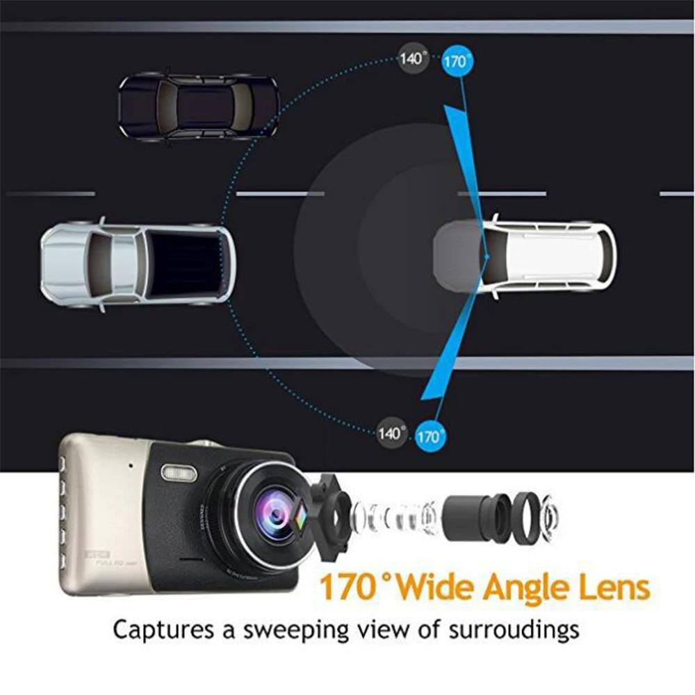 Car DVR Dash Cam Full HD 1080P Vehicle Camera Drive Video Recorder Auto Dashcam Black Box Car Accessories Registrator Rear View