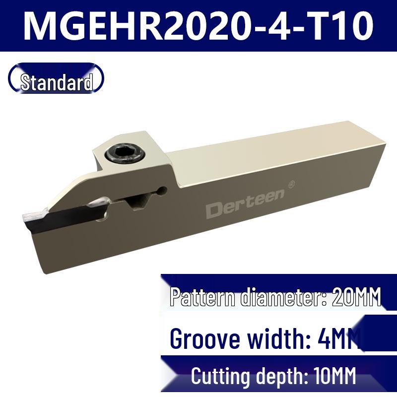 Portautensile per scanalatura tornio MGEHR2020-3-4: Taglio CNC ed Estensione per Scanalatura del Diametro Esterno