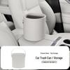 Multifunctional Handheld Car Trash Can with Lid