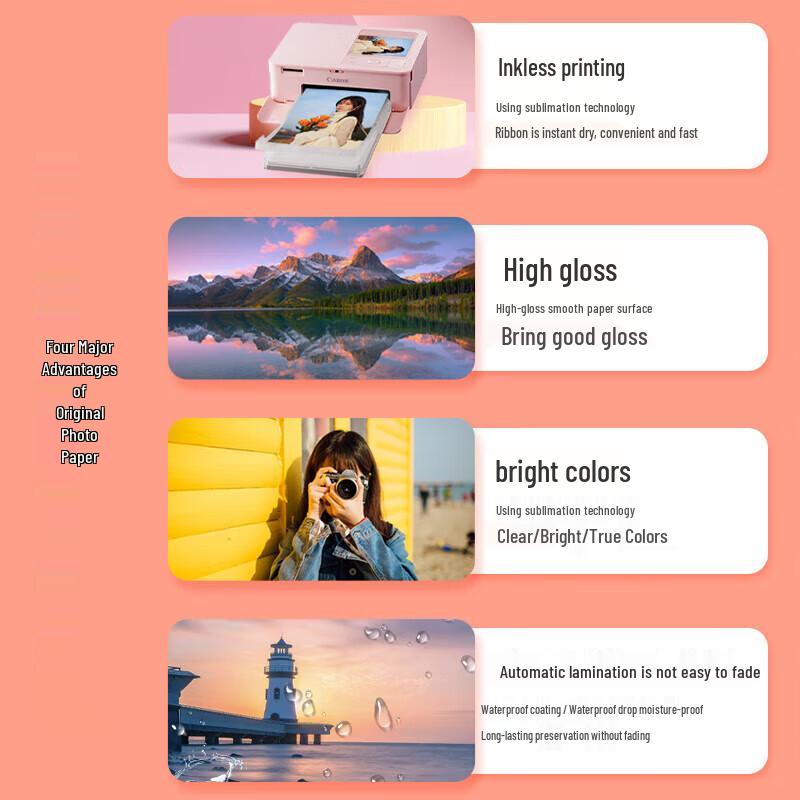 Canon KP-108IN Color Ink & Paper Set CN Plug (adapter Included)