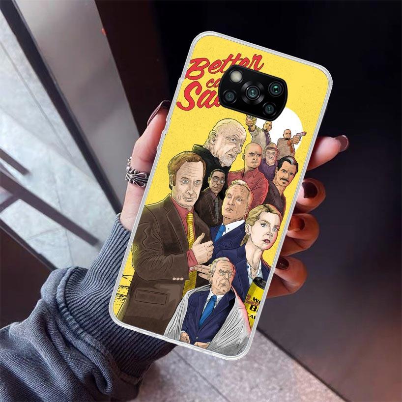 Better Call Saul TV Phone Case For Xiaomi Poco X7 X6 X5 Pro F7 Ultra Redmi 15C 15 13 13C 12 12C 10 10A 10C 9 9A 9C 9T Shell Poco