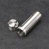 Watertight Pills Box, Mini Titanium Alloys Travel Medicine Storage Box, Scratch & Abrasion Resistance for Travel Outdoor