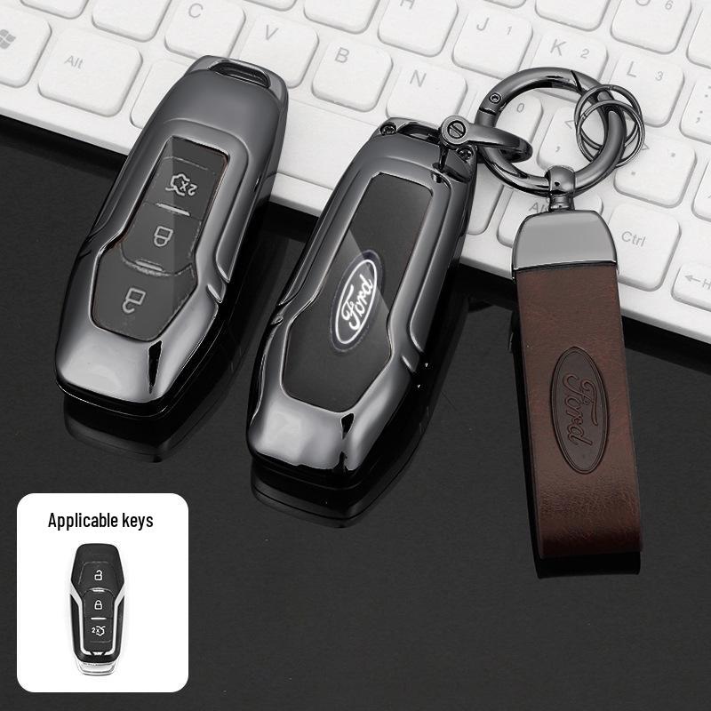 Premium Metal Protective Key Case for Ford Mondeo - Unisex Design