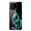 Gehärtetes Glas Case für Redmi 12C Rückabdeckung Hartschalen Case für Xiaomi Redmi 12C 4G Handyhülle Redmi12C Fundas 22120RN86G Cooler Stoßfänger