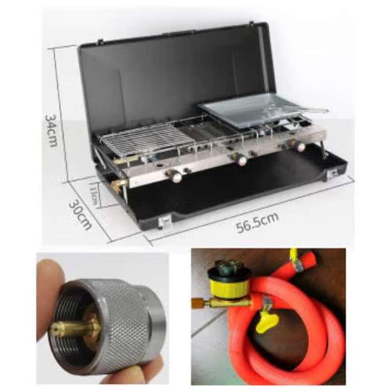 OEING Portable Folding Camping Stove & BBQ Grill