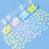 100Pcs/Box Disposable Cute Mini Flower Shape Paper Soap  With Box
