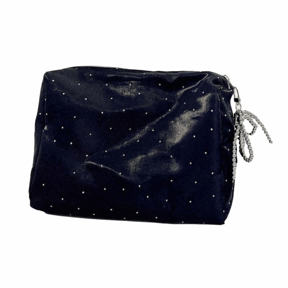 Luxury Sequin Cosmetic Bag Handheld Rhinestone Handbag Cosmetic Organizer  Women s Use L
