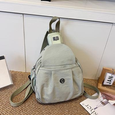 Multifunctional Backpack Daily Mountaineering Leisure Versatile Shoulder Crossbody Bag Lightweight Outdoor Play Vacation Mobile Phone Bag