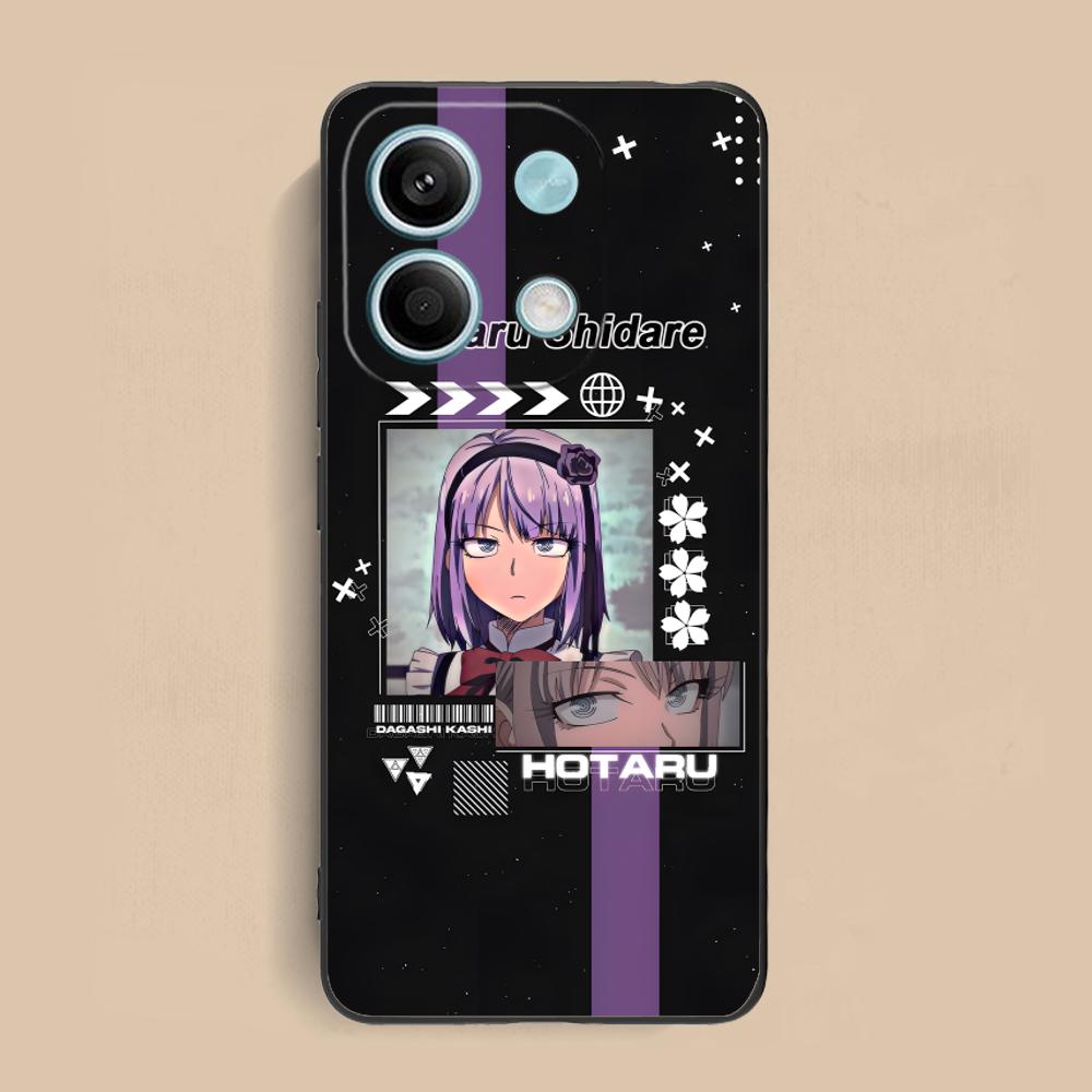 Dagashi Kashi Hotaru Mobile Phone Case for Xiaomi Redmi Note 14 13 12 11 S Pro Plus 4G 5G Colorful Printing Cover Cover Pretty