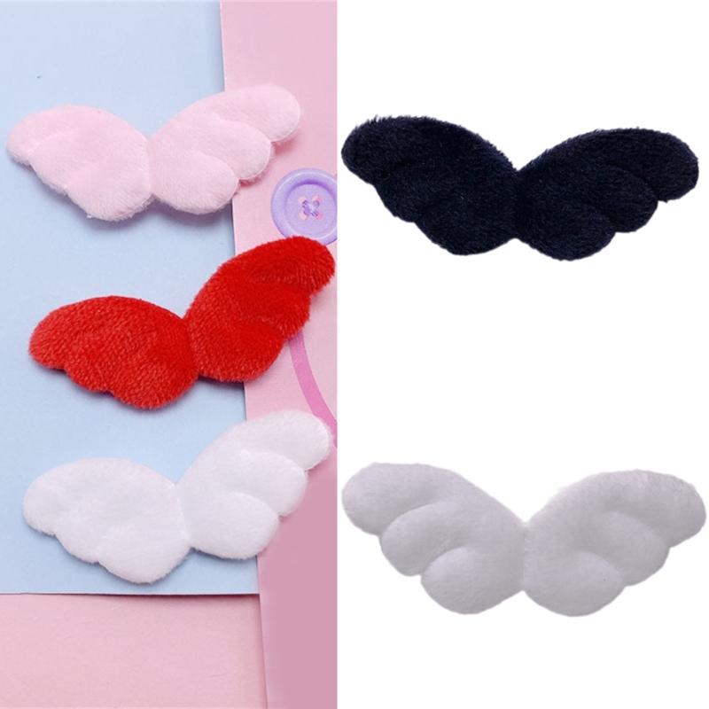 Customizable Fabric Wing Glitters Angel Wing Patches Fabric Fairies Wing Crafts for Unique Costume Accessories