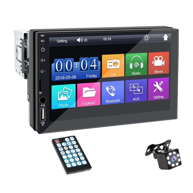 Universal Car Radio Stereo Aux Input Receiver AudioMP5 Multimedia Player 7 Inch
