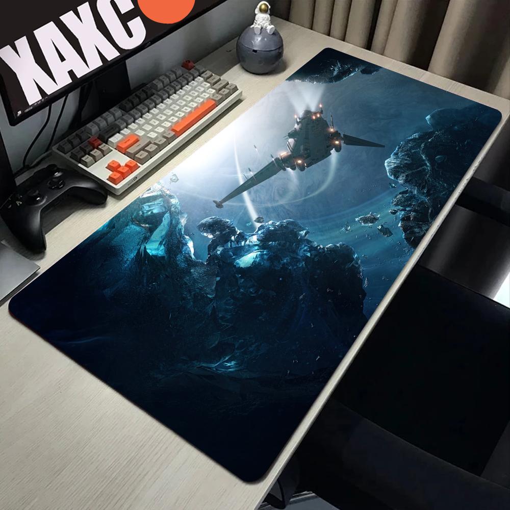Star Citizen Mauspad XXL Computermatte 900x300x3mm Gaming-Mauspad Groß Bunt Padmouse Tastatur Spiele PC Gamer Schreibtisch