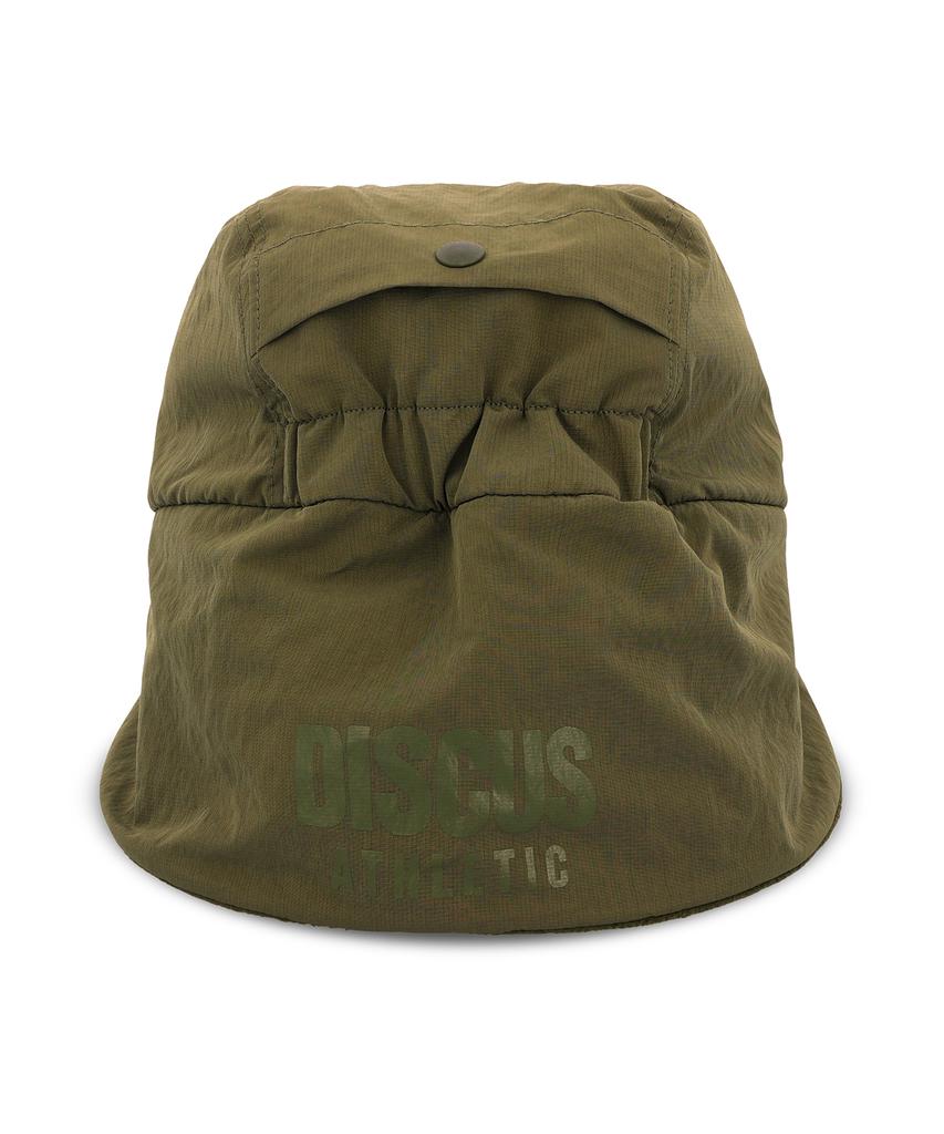 DISCUS ATHLETIC Logo Fleece Ear Flap Cap Khaki