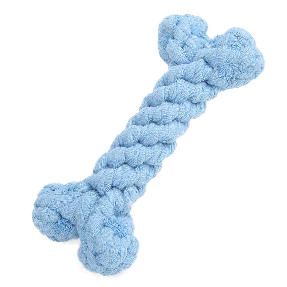 Cartoon Animal Shape Pure Manual Weaving Pet Cotton Rope Biting Chewing Molar Toy for Dogs