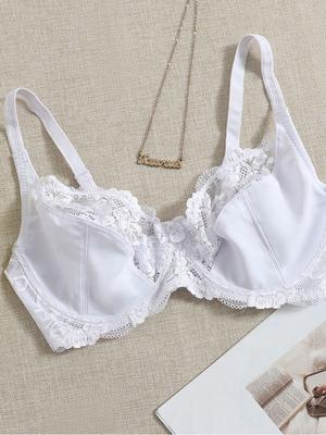 Artdewred Lace Perspective Brasserie Kvinnor Sexiga Underkläder Bygel Blommig Bralette Plus Size BH:ar