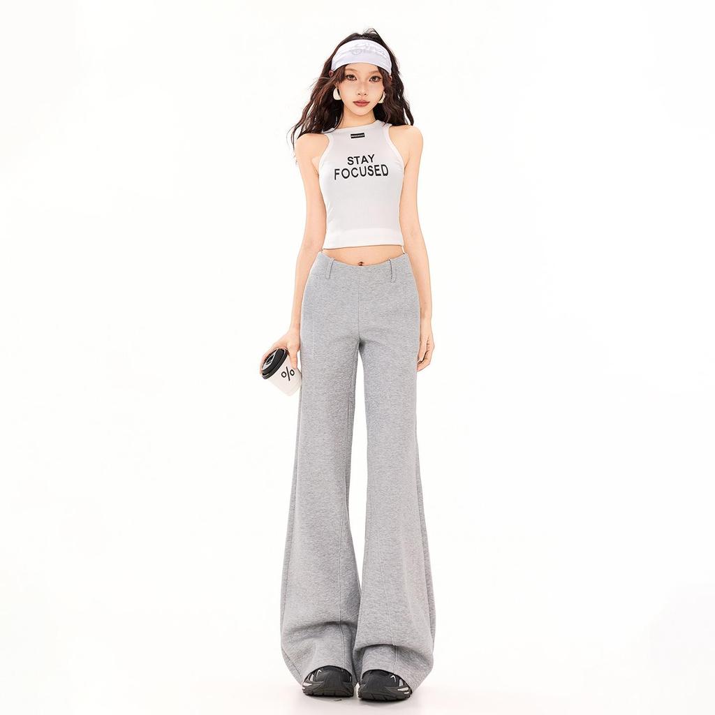Women's High Waist Slim Fit Micro Flare Casual Pants - Spring Comfort
