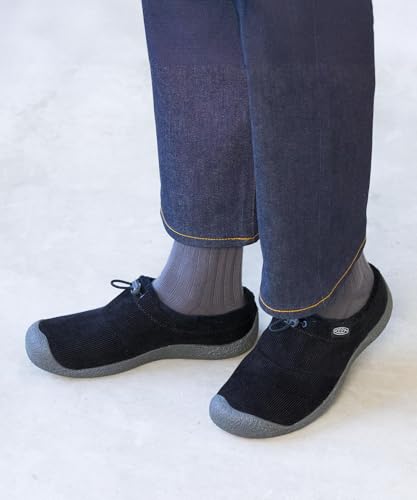 KEEN HOWSER III SLIDE Men's Sneakers, BLACK/MAGNET, Size 26.5 Cm