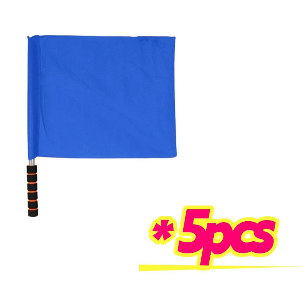 5-20pcs Soccer Referee Flag Red White Yellow Blue Green Football Training Command Flag Competition Signal Flag Referee Supplies