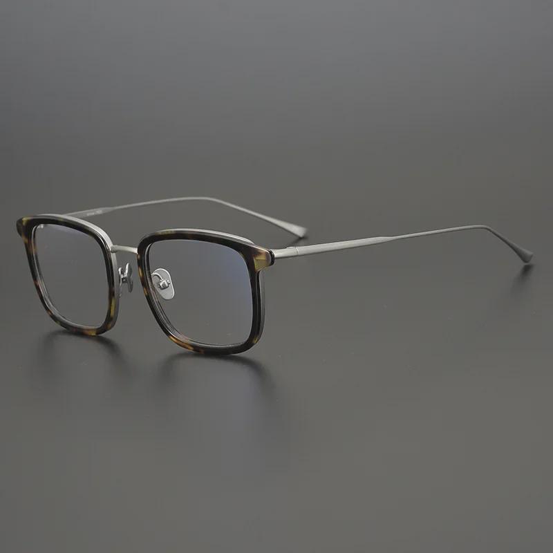 Yong Empire Pure Titanium Ultra-Light Business Square Glasses Frame