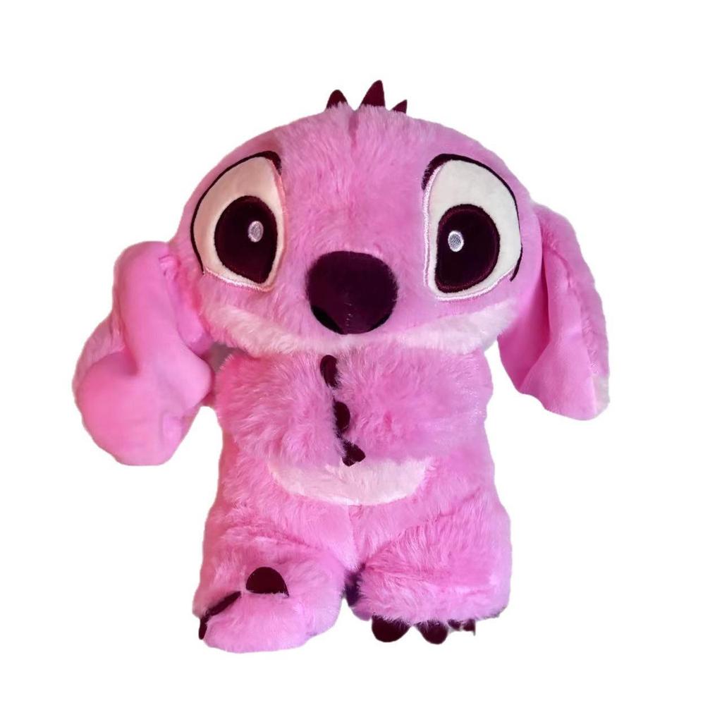 Cross-border Breathing Bear & Otter Stitch: Two-color Sound & Light Plush Animal Doll for Kids