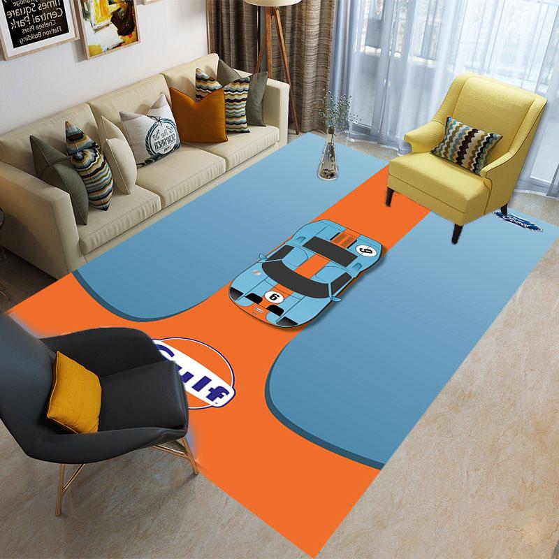 G-Gulf Motorcycle Carpet Garage Mat Decor Carpet For Living Room Sofa Bedroom Area Rugs Kitchen Washroom Anti-slip Carpet