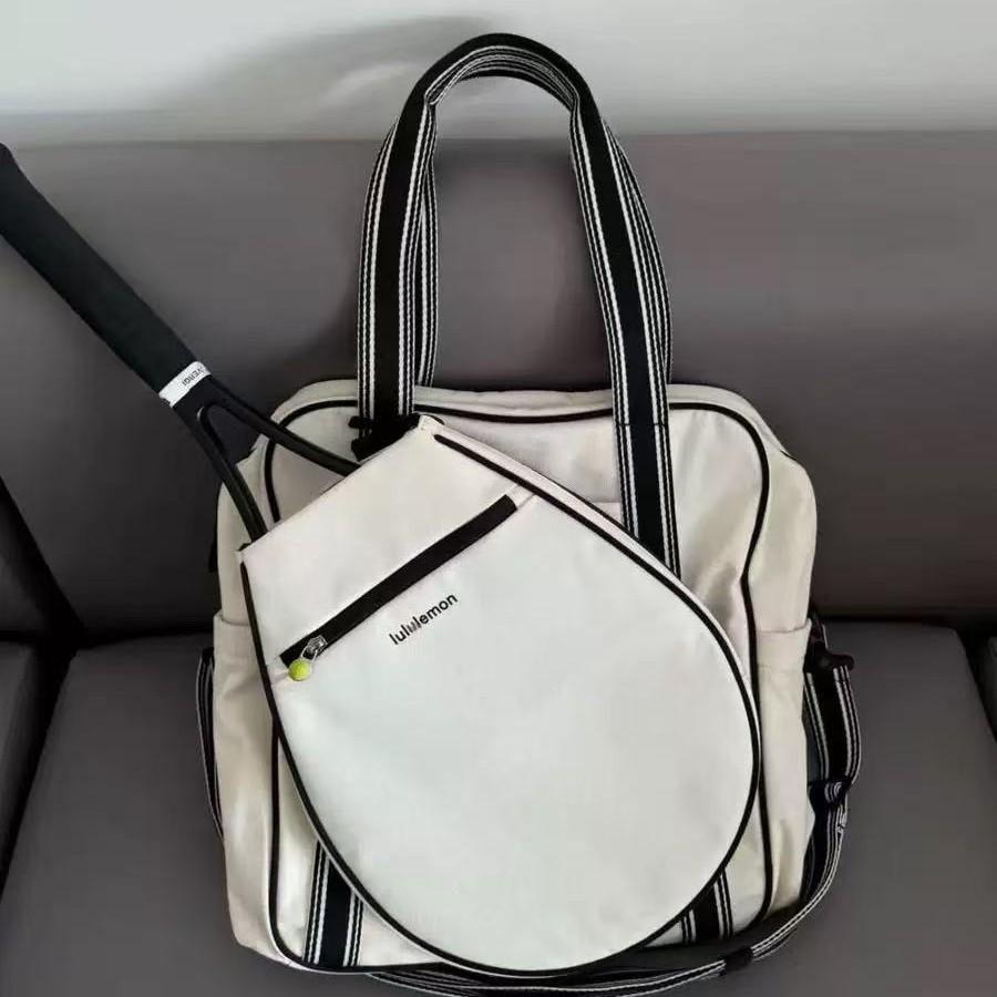 Lu2026Lu Bao Lu Borsa da tennis 3 in 1 da 30L a doppio uso, borsa da tennis sportiva per yoga, zaino leggero