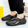 New ModelCoconut Hole Shoes Men Wear Solid Color Thick-Soled Soft-Soled Slippers Wear-Resistant And Non-Slip Outdoor Beach Sandals