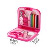 Portable Travel Mini Sewing Kit Scissor Thimble Embroidery Needle Threads Set With Box Household Sewing Set